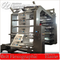 Impresora flexográfica tipográfica de alta velocidad de 6 colores